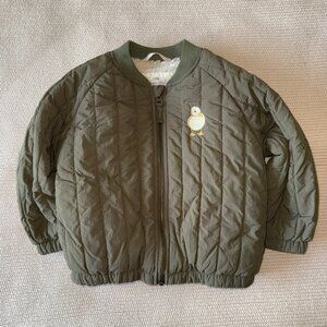 Konges Sloejd — Green Duckie Bomber Toddler Jacket